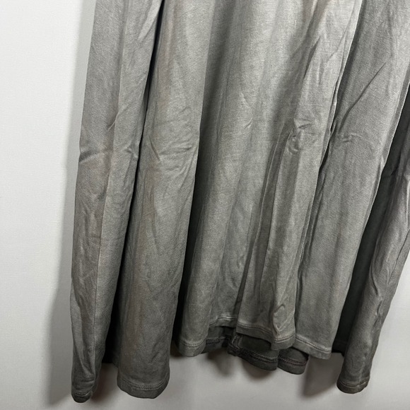 American Eagle Dress Women Small Gray Sleeveless V-Neck Swing Fit & Flare Mini - Picture 3 of 7